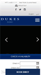 Mobile Screenshot of dukesdubai.com